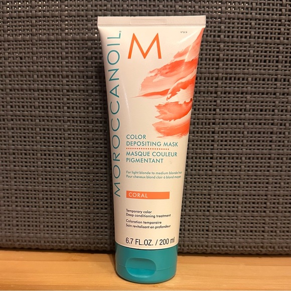 NEW - MOROCCANOIL  Coral Color Depositing Mask - Picture 5 of 5